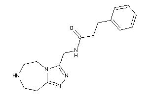 3-phenyl-N-(6,7,8,9-tetrahydro-5H-[1,2,4]triazolo[3,4-g][1,4]diazepin-3-ylmethyl)propionamide