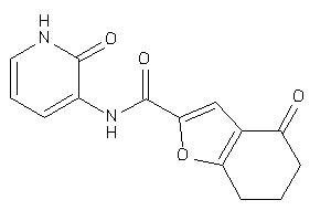 Image of 4-keto-N-(2-keto-1H-pyridin-3-yl)-6,7-dihydro-5H-benzofuran-2-carboxamide