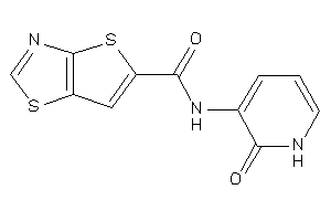 Image of N-(2-keto-1H-pyridin-3-yl)thieno[2,3-d]thiazole-5-carboxamide
