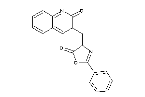 4-[(2-keto-3H-quinolin-3-yl)methylene]-2-phenyl-2-oxazolin-5-one