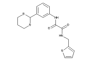 N'-[3-(1,3-dithian-2-yl)phenyl]-N-(2-thenyl)oxamide