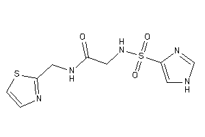 2-(1H-imidazol-4-ylsulfonylamino)-N-(thiazol-2-ylmethyl)acetamide