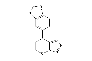 Image of 4-(1,3-benzodioxol-5-yl)-4,7a-dihydropyrano[2,3-c]pyrazole