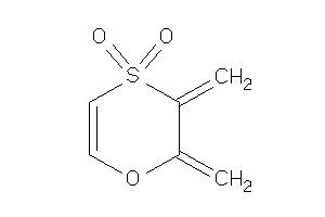 2,3-dimethylene-1,4-oxathiine 4,4-dioxide