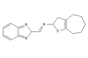 2H-benzimidazol-2-ylmethylene(3,4,5,6,7,8-hexahydro-2H-cyclohepta[b]thiophen-2-yl)amine