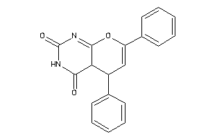 5,7-diphenyl-4a,5-dihydropyrano[2,3-d]pyrimidine-2,4-quinone