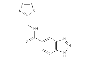 N-(thiazol-2-ylmethyl)-1H-benzotriazole-5-carboxamide