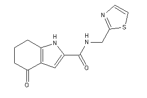 Image of 4-keto-N-(thiazol-2-ylmethyl)-1,5,6,7-tetrahydroindole-2-carboxamide