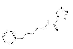 N-(5-phenylpentyl)thiadiazole-4-carboxamide