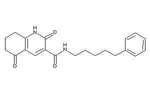 2,5-diketo-N-(5-phenylpentyl)-1,6,7,8-tetrahydroquinoline-3-carboxamide
