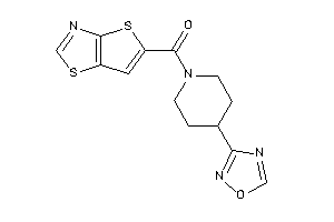 Image of [4-(1,2,4-oxadiazol-3-yl)piperidino]-thieno[2,3-d]thiazol-5-yl-methanone