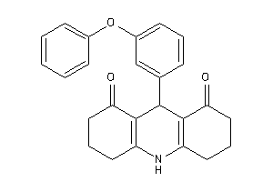 9-(3-phenoxyphenyl)-2,3,4,5,6,7,9,10-octahydroacridine-1,8-quinone