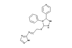 2-[[4-phenyl-5-(4-pyridyl)-1,2,4-triazolidin-3-yl]thio]ethylidene-(1H-1,2,4-triazol-5-yl)amine