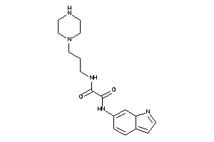 N'-(7aH-indol-6-yl)-N-(3-piperazinopropyl)oxamide