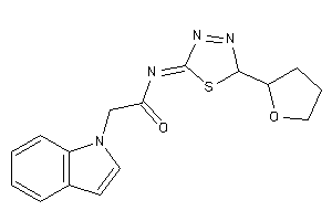 2-indol-1-yl-N-[2-(tetrahydrofuryl)-2H-1,3,4-thiadiazol-5-ylidene]acetamide