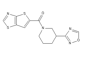 Image of [3-(1,2,4-oxadiazol-3-yl)piperidino]-thieno[2,3-d]thiazol-5-yl-methanone