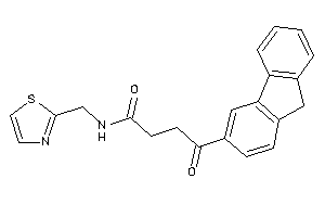 4-(9H-fluoren-3-yl)-4-keto-N-(thiazol-2-ylmethyl)butyramide