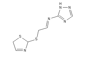 2-(3-thiazolin-2-ylthio)ethylidene-(1H-1,2,4-triazol-5-yl)amine