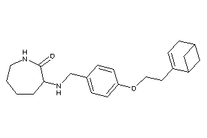 3-[[4-[2-(4-bicyclo[3.1.1]hept-3-enyl)ethoxy]benzyl]amino]azepan-2-one