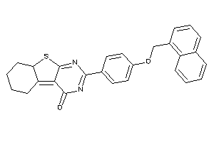 Image of 2-[4-(1-naphthylmethoxy)phenyl]-6,7,8,8a-tetrahydro-5H-benzothiopheno[2,3-d]pyrimidin-4-one