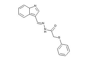 Image of N-(7aH-indol-3-ylmethyleneamino)-2-(phenylthio)acetamide