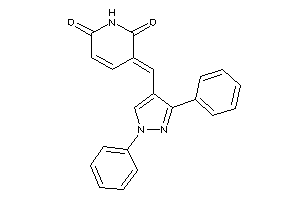Image of 3-[(1,3-diphenylpyrazol-4-yl)methylene]pyridine-2,6-quinone