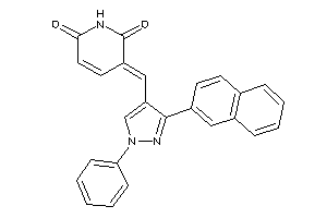 3-[[3-(2-naphthyl)-1-phenyl-pyrazol-4-yl]methylene]pyridine-2,6-quinone