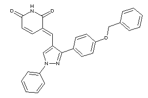 Image of 3-[[3-(4-benzoxyphenyl)-1-phenyl-pyrazol-4-yl]methylene]pyridine-2,6-quinone