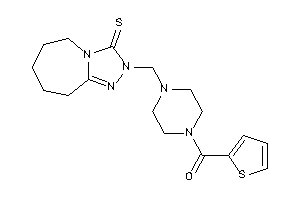 2-thienyl-[4-[(3-thioxo-6,7,8,9-tetrahydro-5H-[1,2,4]triazolo[4,3-a]azepin-2-yl)methyl]piperazino]methanone