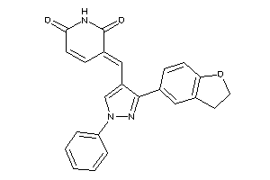 3-[(3-coumaran-5-yl-1-phenyl-pyrazol-4-yl)methylene]pyridine-2,6-quinone