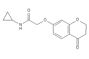 N-cyclopropyl-2-(4-ketochroman-7-yl)oxy-acetamide