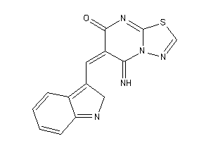 5-imino-6-(2H-indol-3-ylmethylene)-[1,3,4]thiadiazolo[3,2-a]pyrimidin-7-one