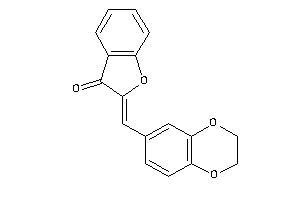 2-(2,3-dihydro-1,4-benzodioxin-6-ylmethylene)coumaran-3-one
