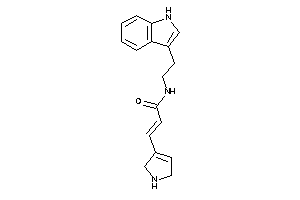 N-[2-(1H-indol-3-yl)ethyl]-3-(3-pyrrolin-3-yl)acrylamide