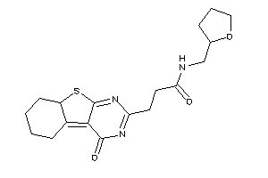 Image of 3-(4-keto-6,7,8,8a-tetrahydro-5H-benzothiopheno[2,3-d]pyrimidin-2-yl)-N-(tetrahydrofurfuryl)propionamide
