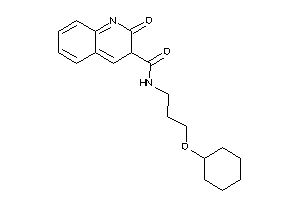 N-[3-(cyclohexoxy)propyl]-2-keto-3H-quinoline-3-carboxamide