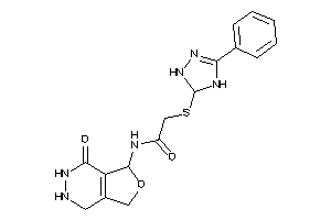 N-(1-keto-3,4,5,7-tetrahydro-2H-furo[3,4-d]pyridazin-7-yl)-2-[(3-phenyl-4,5-dihydro-1H-1,2,4-triazol-5-yl)thio]acetamide