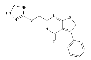 2-[(4,5-dihydro-1H-1,2,4-triazol-3-ylthio)methyl]-5-phenyl-6H-thieno[2,3-d]pyrimidin-4-one