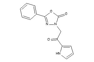 3-[2-keto-2-(1H-pyrrol-2-yl)ethyl]-5-phenyl-1,3,4-oxadiazol-2-one