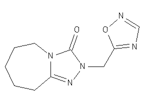 2-(1,2,4-oxadiazol-5-ylmethyl)-6,7,8,9-tetrahydro-5H-[1,2,4]triazolo[4,3-a]azepin-3-one