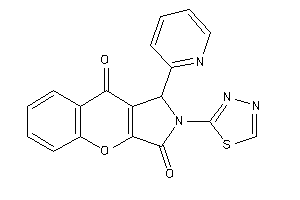 1-(2-pyridyl)-2-(1,3,4-thiadiazol-2-yl)-1H-chromeno[2,3-c]pyrrole-3,9-quinone