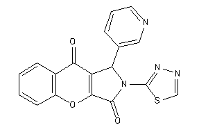 1-(3-pyridyl)-2-(1,3,4-thiadiazol-2-yl)-1H-chromeno[2,3-c]pyrrole-3,9-quinone