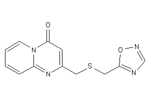 Image of 2-[(1,2,4-oxadiazol-5-ylmethylthio)methyl]pyrido[1,2-a]pyrimidin-4-one