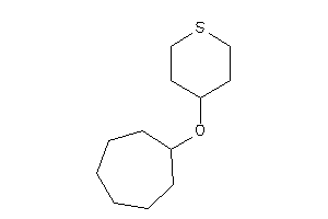 4-(cycloheptoxy)tetrahydrothiopyran