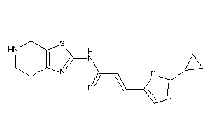 Image of 3-(5-cyclopropyl-2-furyl)-N-(4,5,6,7-tetrahydrothiazolo[5,4-c]pyridin-2-yl)acrylamide