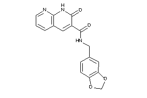 2-keto-N-piperonyl-1H-1,8-naphthyridine-3-carboxamide