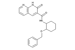 Image of N-(2-benzoxycyclohexyl)-2-keto-1H-1,8-naphthyridine-3-carboxamide