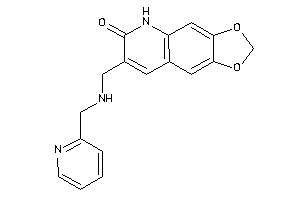 Image of 7-[(2-pyridylmethylamino)methyl]-5H-[1,3]dioxolo[4,5-g]quinolin-6-one