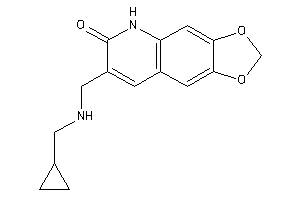 Image of 7-[(cyclopropylmethylamino)methyl]-5H-[1,3]dioxolo[4,5-g]quinolin-6-one