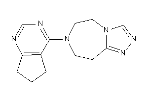 7-(6,7-dihydro-5H-cyclopenta[d]pyrimidin-4-yl)-5,6,8,9-tetrahydro-[1,2,4]triazolo[3,4-g][1,4]diazepine